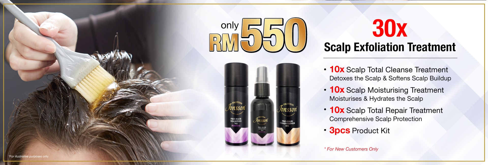 Jonsson Protein Hair Loss Problems and Treatment Malaysia