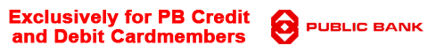 Exclusively for PB Credit / Debit Cardmembers